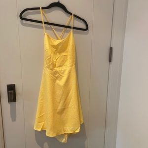 Never been worn yellow sundress from shein